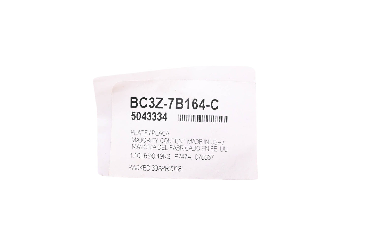 New OEM Ford BC3Z-7B164-C, 5043334 Transmission Clutch Friction Plate NOS