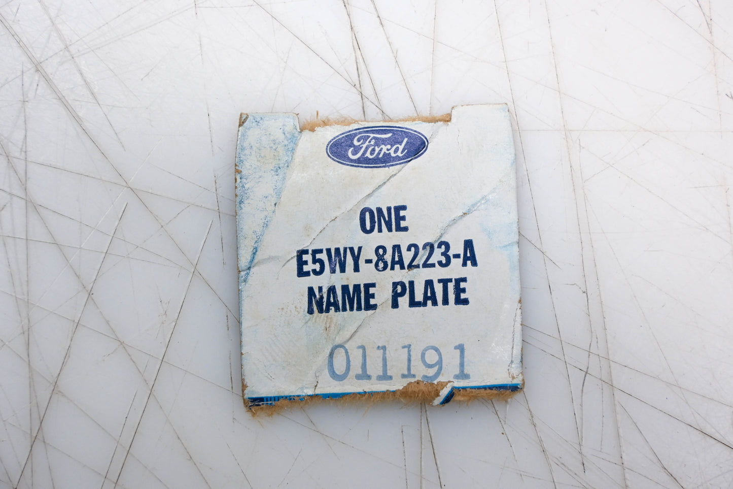 New OEM Ford E5WY-8A223-A Mercury Emblem Nameplate NOS