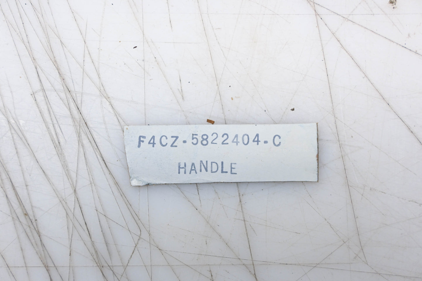 New OEM Ford F4CZ-5822404-C Red Exterior Door Handle NOS