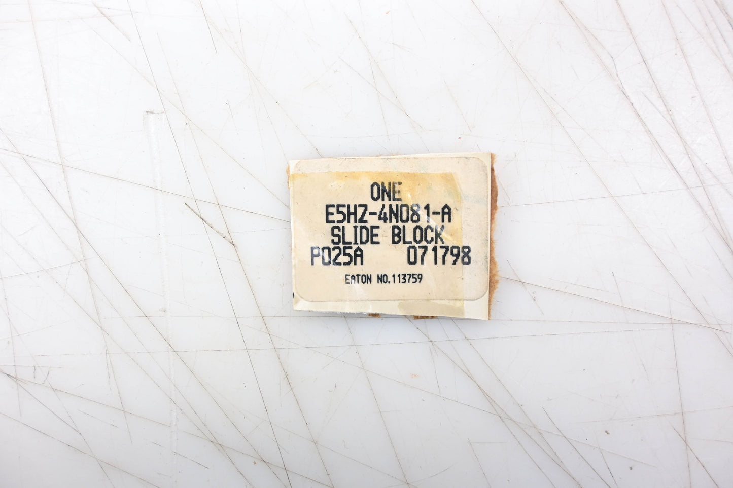 New OEM Ford E5HZ-4N081-A Slide Block & Shaft Assembly NOS