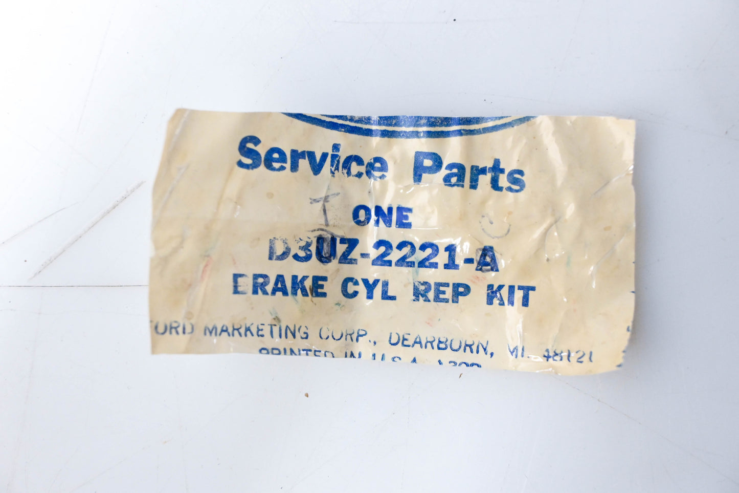 New OEM Ford D3UZ-2221-A Drum Brake Cylinder Repair Kit NOS