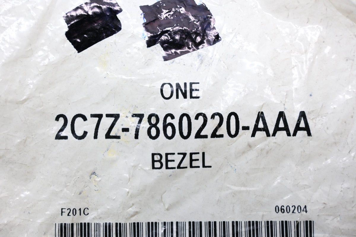 New OEM Ford 2C7Z-7860220-AAA Seat Belt Guide Bracket Bezel NOS