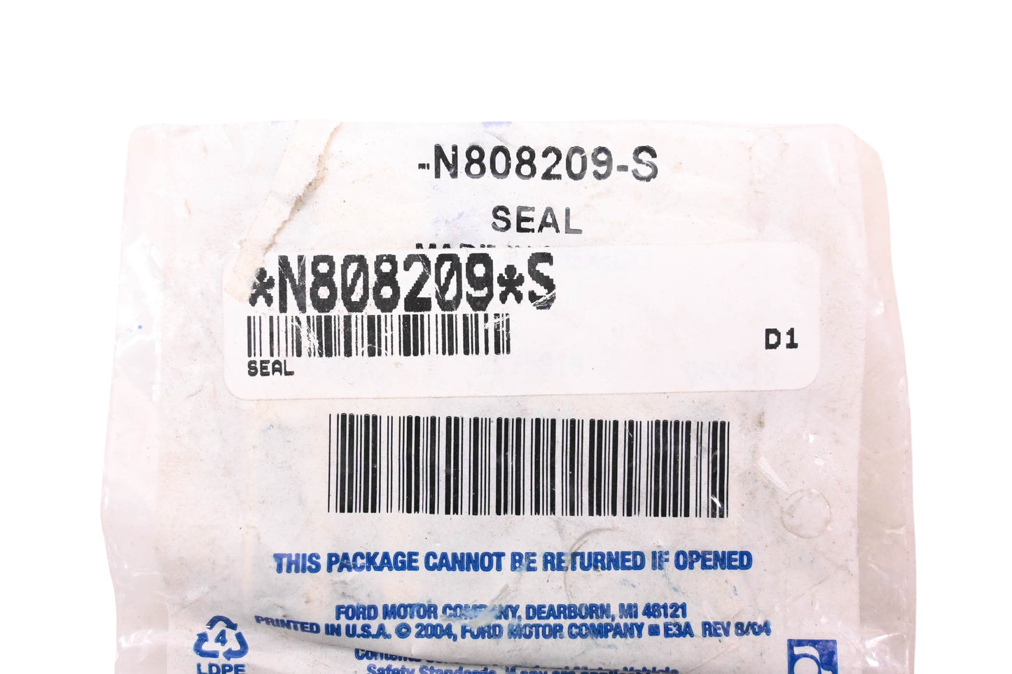 New OEM Ford N808209-S Steering Return Line O-Rings Qty 2 NOS