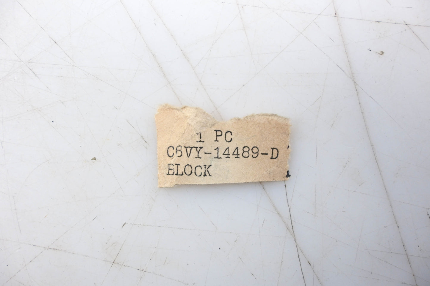 New OEM Ford C6VY-14489-D Block NOS