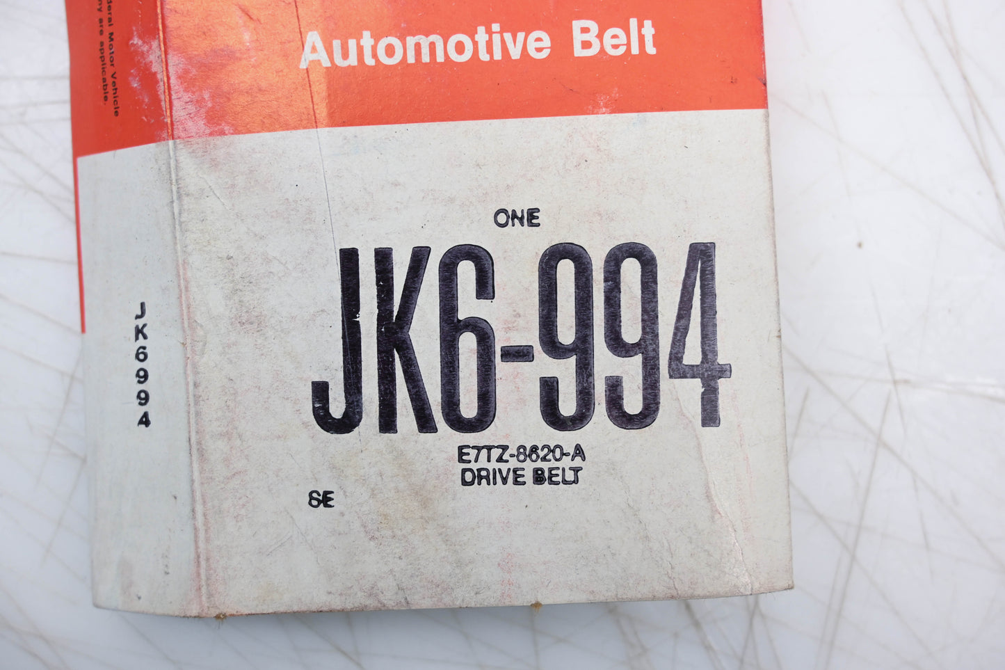 New OEM Motorcraft JK6-994, E7TZ-8620-A Serpentine Drive Belt NOS