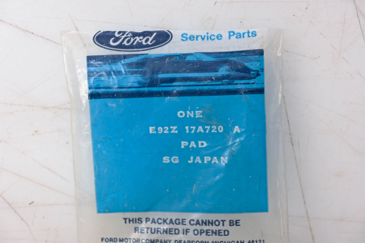 New OEM Ford E92Z-17A720-A Pad NOS