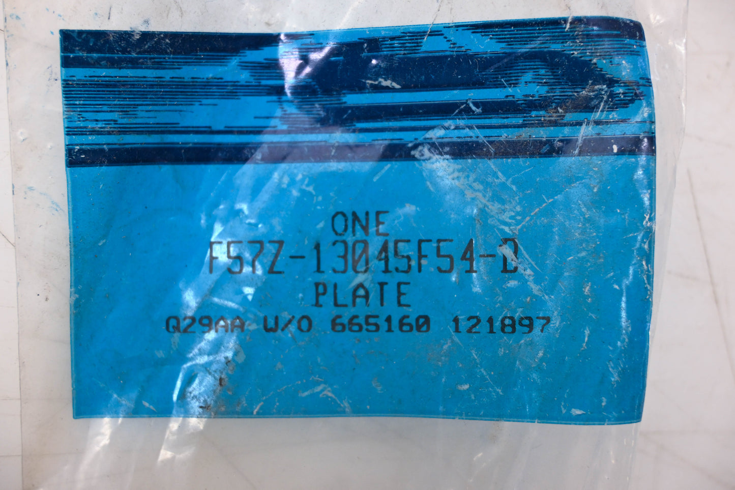 New OEM Ford F57Z-13045F54-B Plate NOS