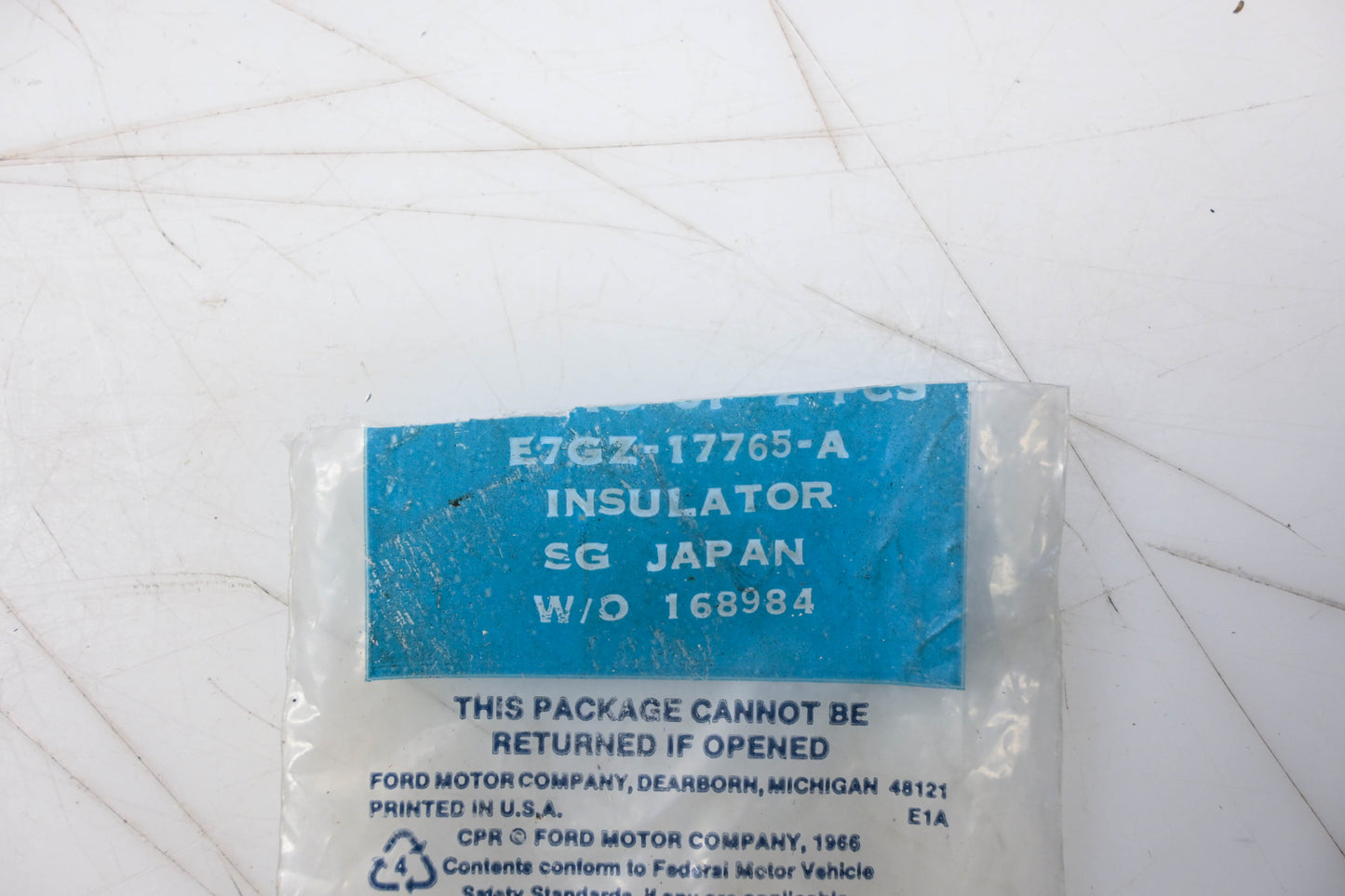 New OEM Ford E7GZ-17765-A Rear Bumper Insulator NOS