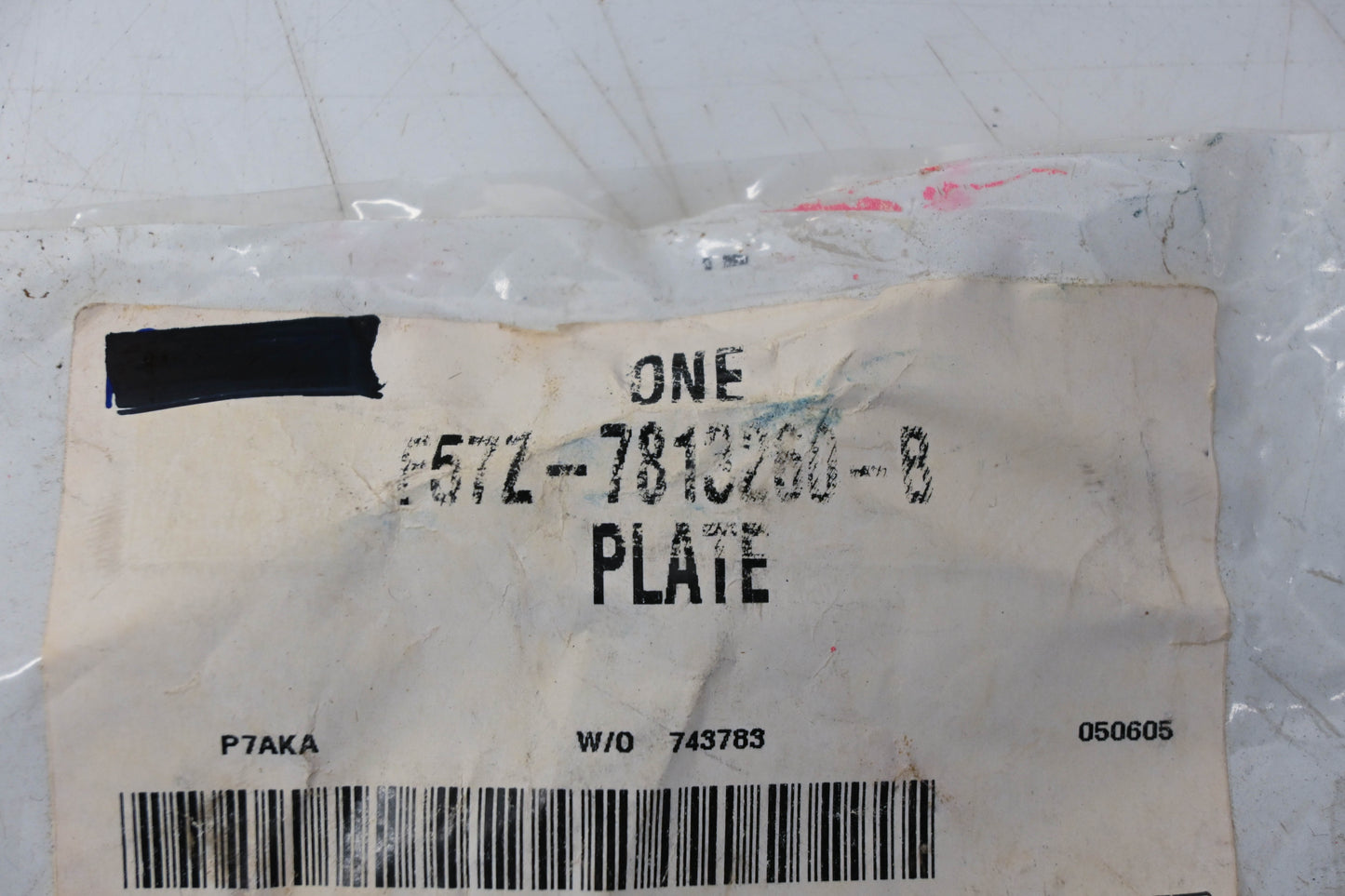 New OEM Ford F57Z-7813260-B Right Side Rear Door Scuff Plate NOS