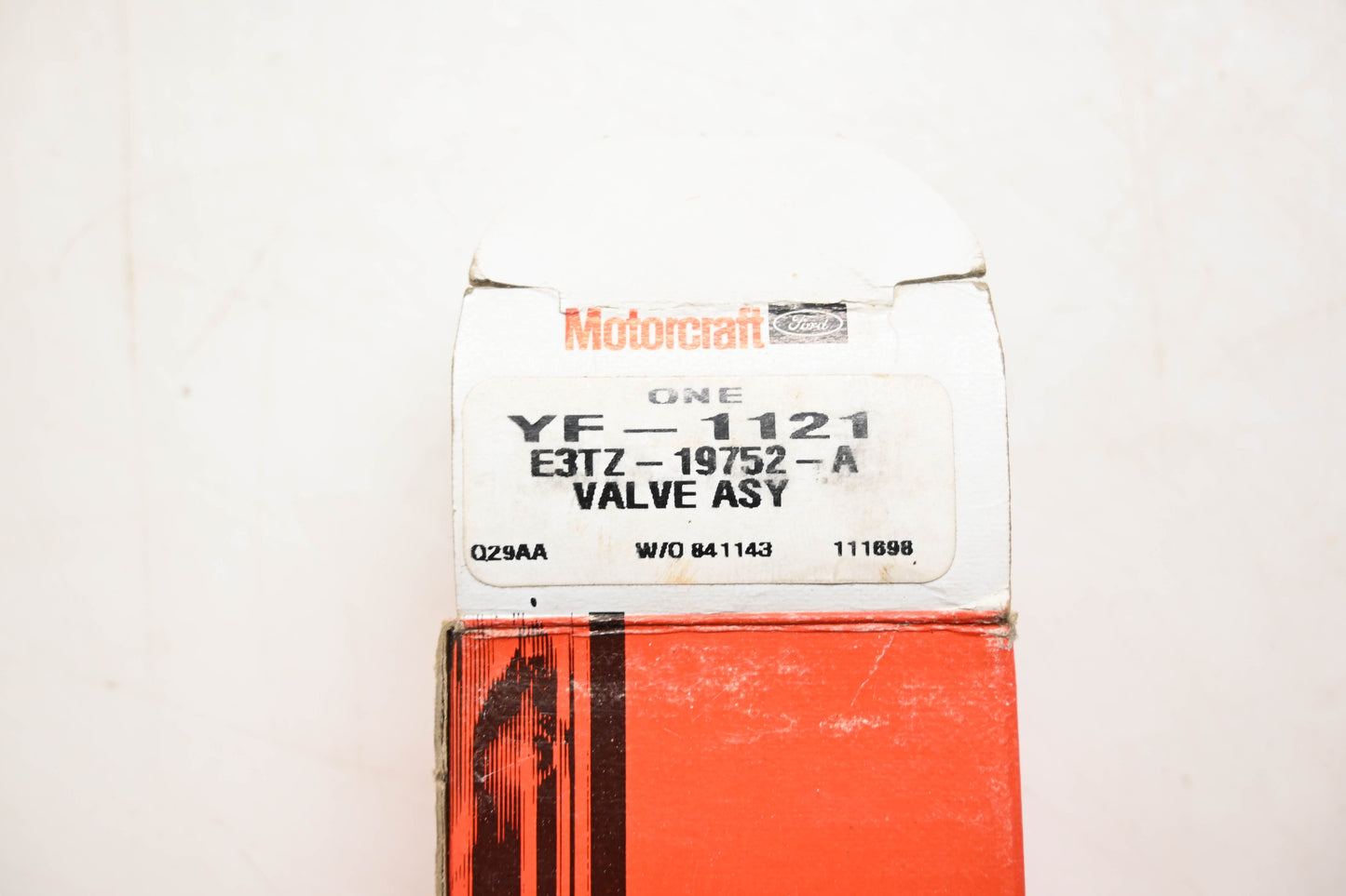 New OEM Motorcraft E3TZ-19752-A, YF-1121 Valve Assembly NOS