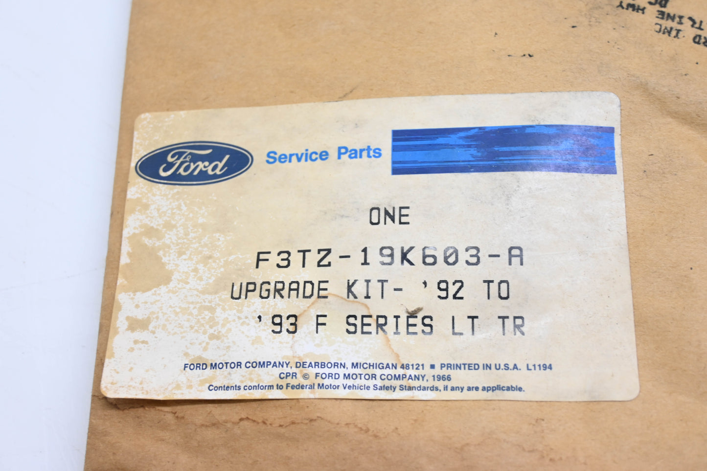 New OEM Ford F3TZ-19K603-A Harness Kit NOS