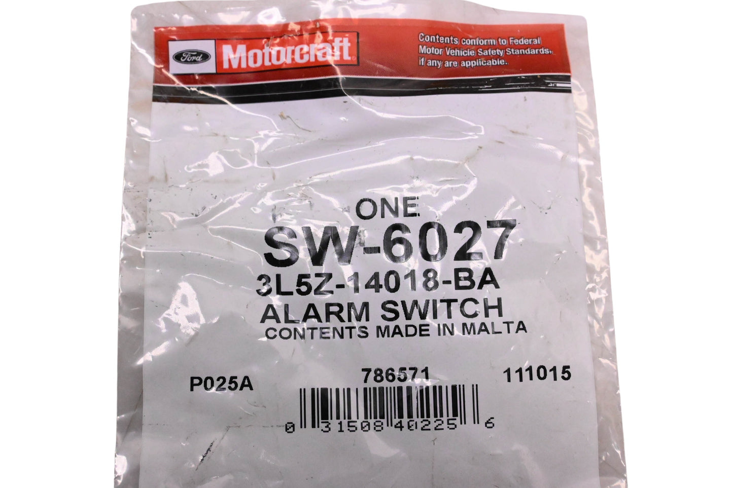 New OEM Ford SW-6027, 3L5Z-14018-BA Door Jamb Warning Switch Assembly NOS