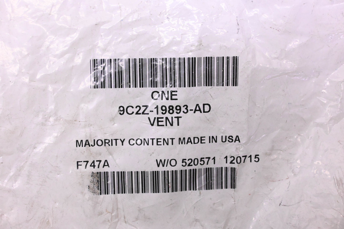 New OEM Ford 9C2Z-19893-AD A/C Ceiling Roof Air Vent Assembly NOS