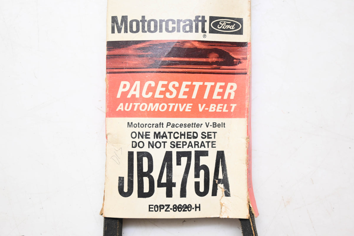 New OEM Motorcraft JB475A, E0PZ-8620-H Belt NOS