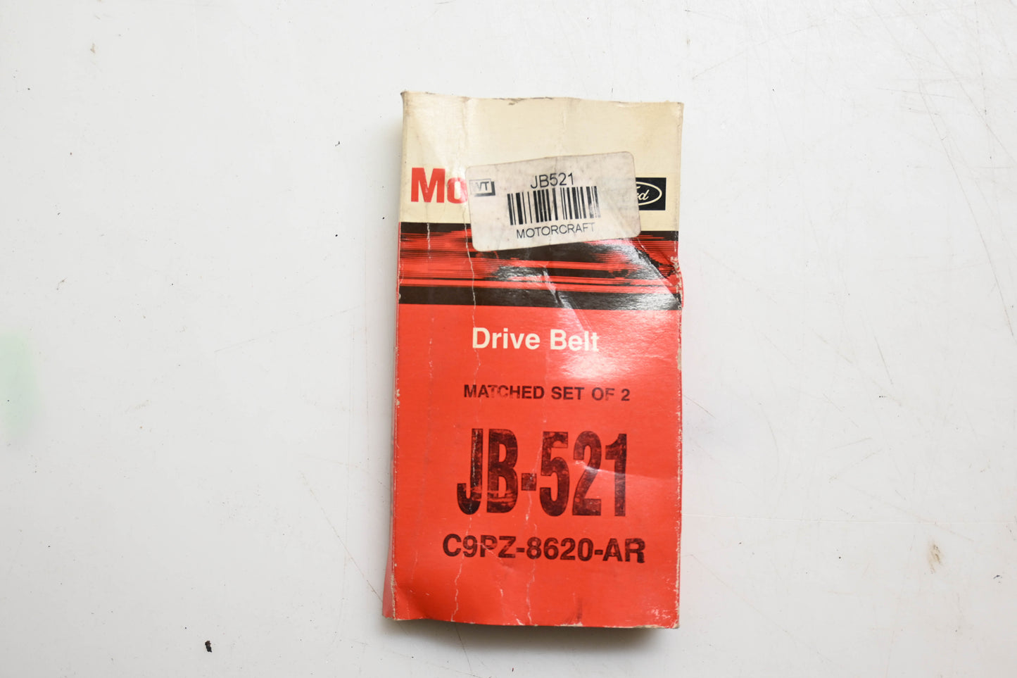 New OEM Motorcraft JB-521, C9PZ-8620-AR Belt NOS