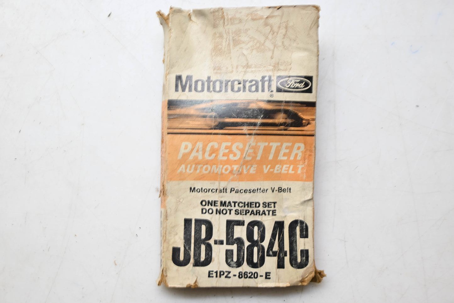 New OEM Motorcraft JB-584C, E1PZ-8620-E Belt NOS