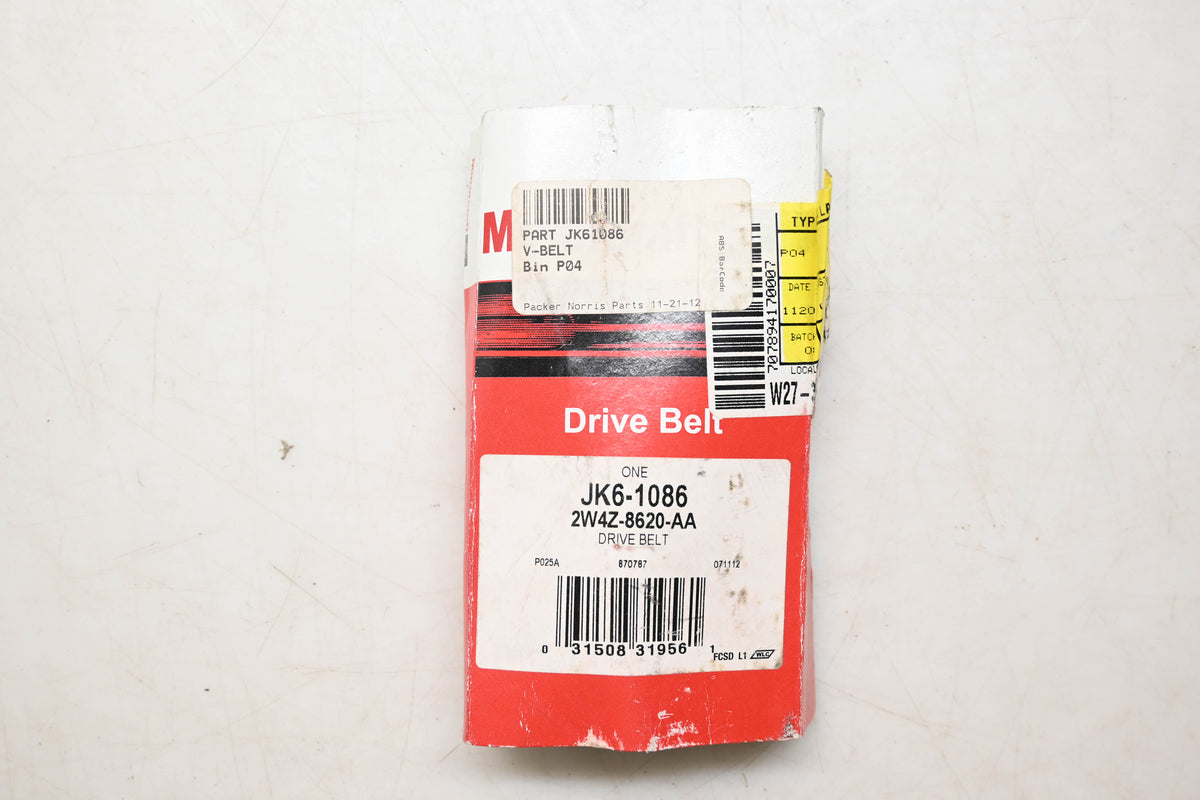 New OEM Motorcraft JK6-1086, 2W4Z-8620-AA Belt NOS