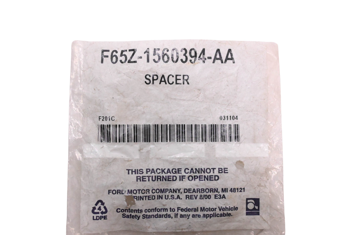 New OEM Ford F65Z-1560394-AA Adjuster Spacer NOS