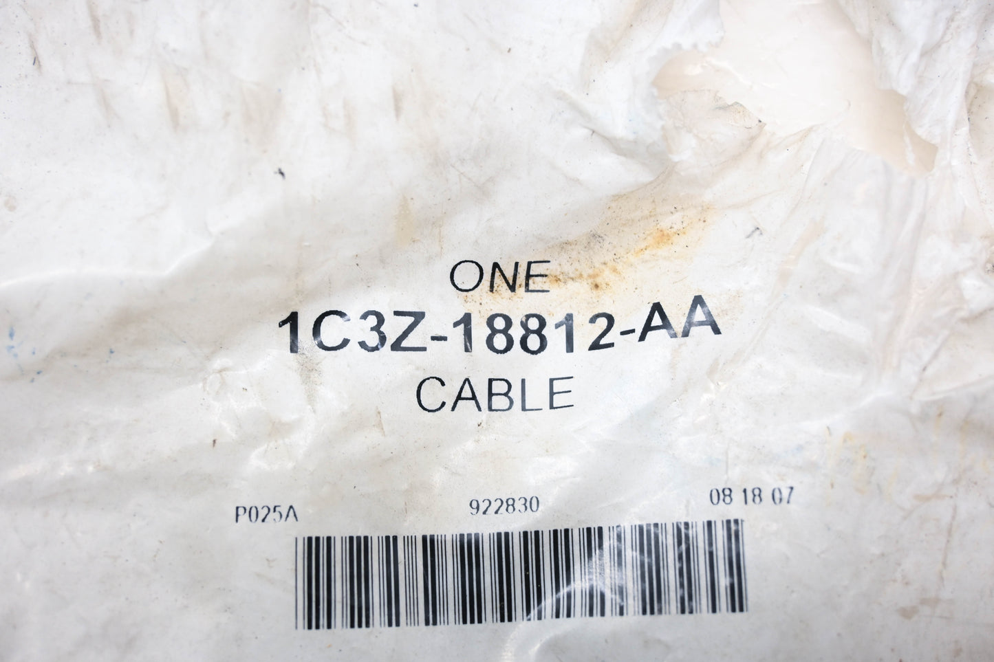 New OEM Ford 1C3Z-18812-AA Extension Cable Assembly NOS