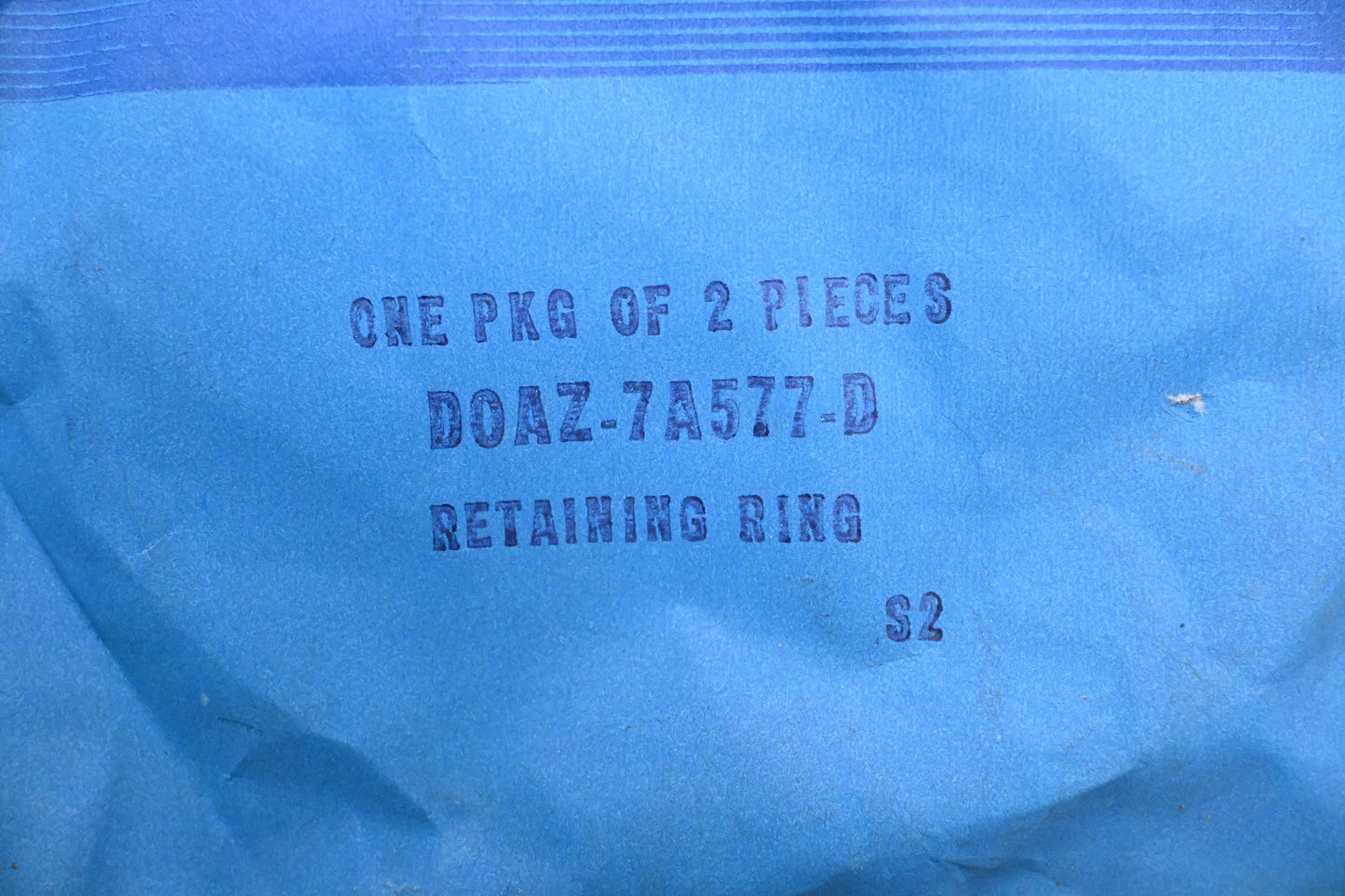 New OEM Ford D0AZ-7A577-D Clutch Pressure Plate Retaining Rings Qty 2 NOS