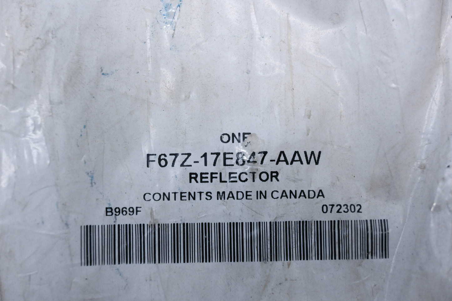 New OEM Ford F67Z-17E847-AAW Right Side Reflector NOS