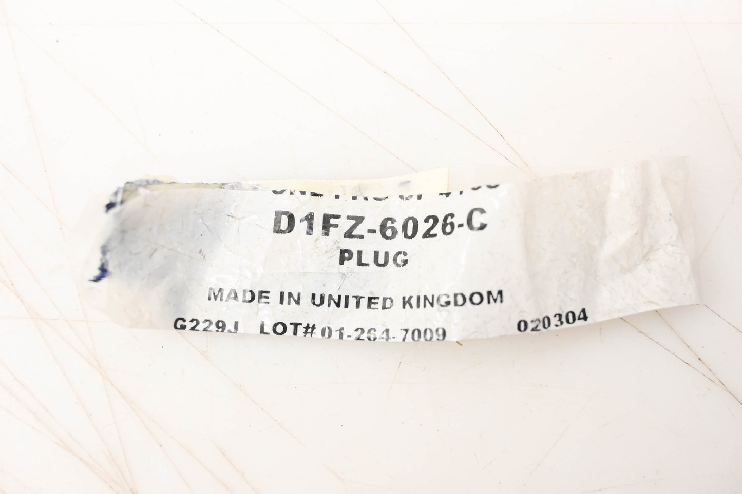 New OEM Ford D1FZ-6026-C Plug NOS