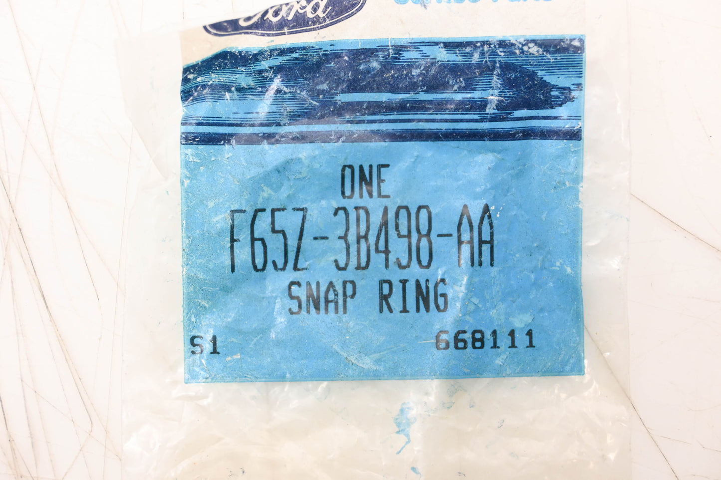 New OEM Ford F65Z-3B498-AA Snap Ring NOS