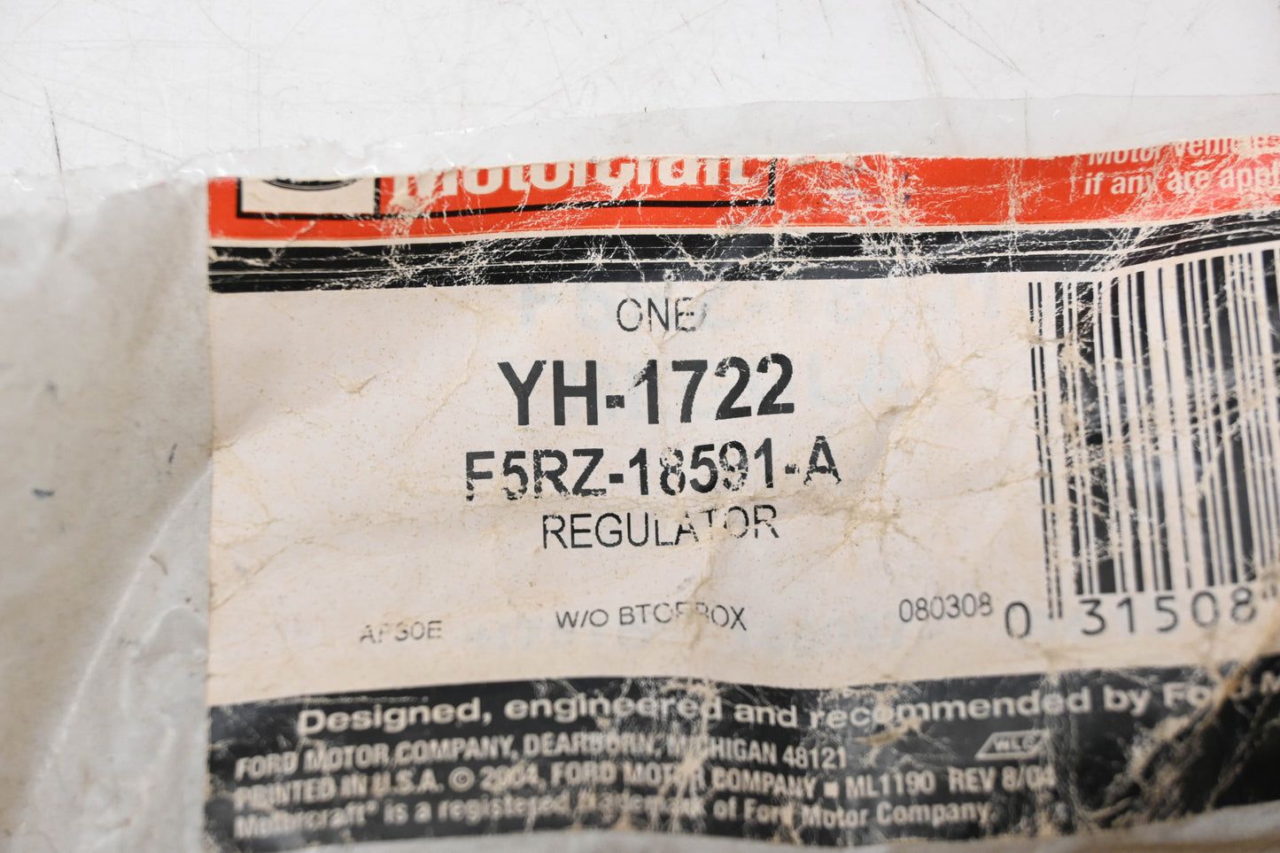 New OEM Ford YH-1722, F5RZ-18591-A HVAC Blower Motor Resistor/ Regulator Assembly NOS