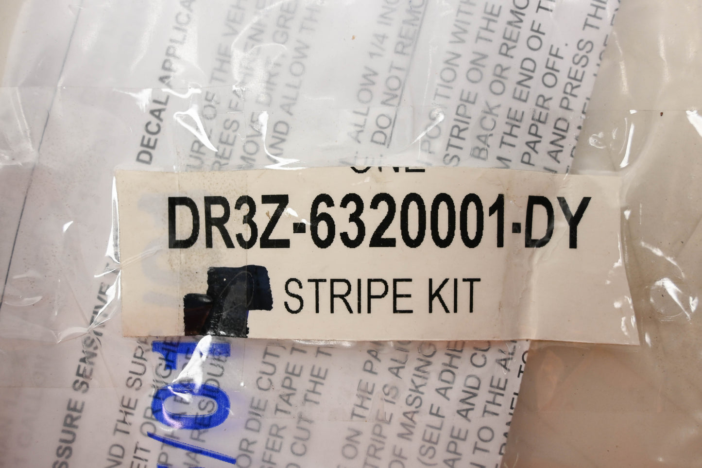 New OEM Ford DR3Z-6320001-DY Stripe Kit NOS