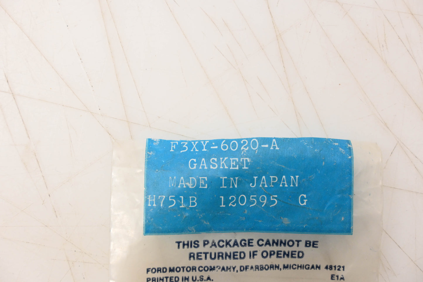 New OEM Ford F3XY-6020-A Gasket NOS