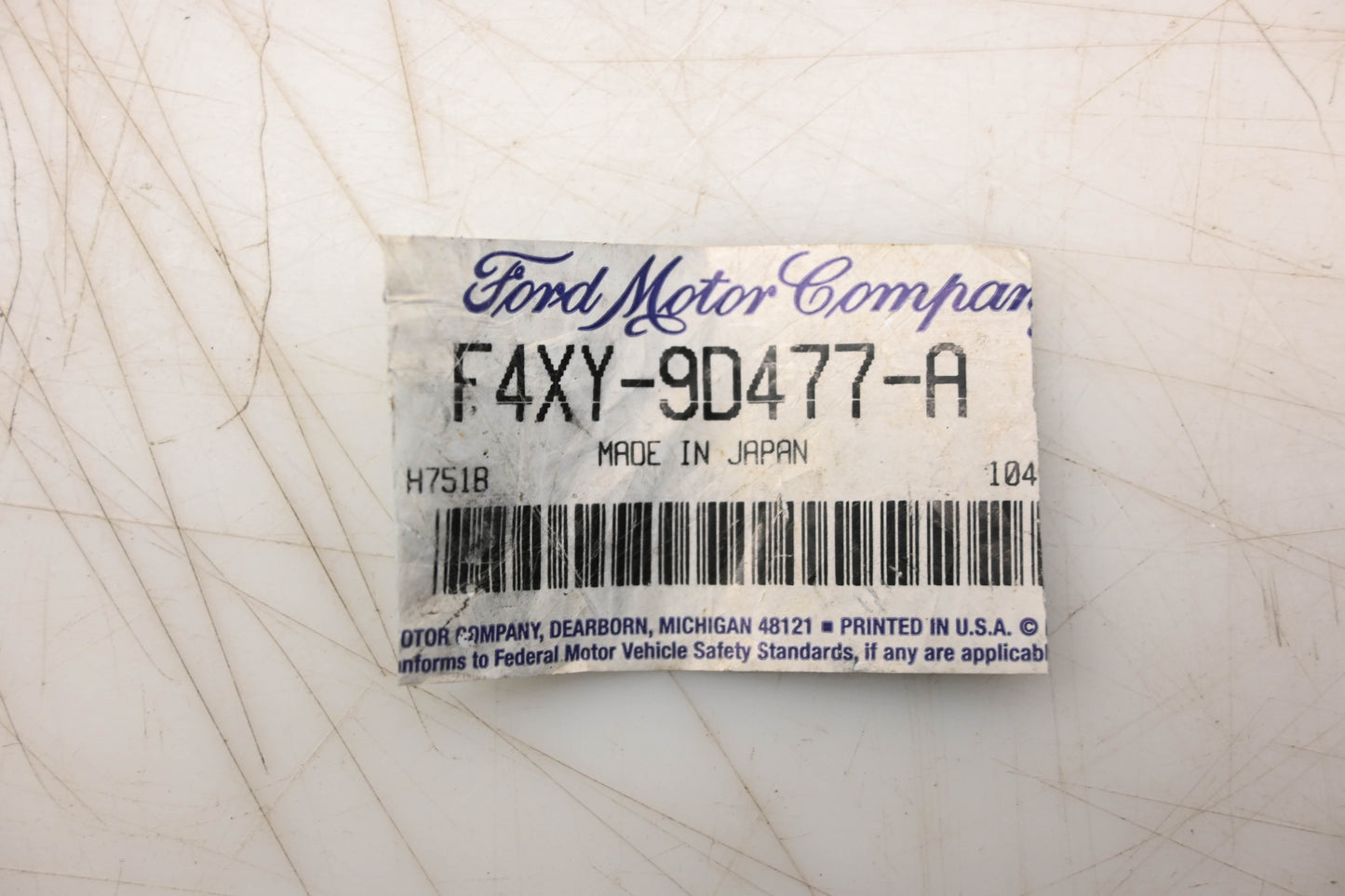 New OEM Ford F4XY-9D477-A Cooler Pipe Assembly NOS