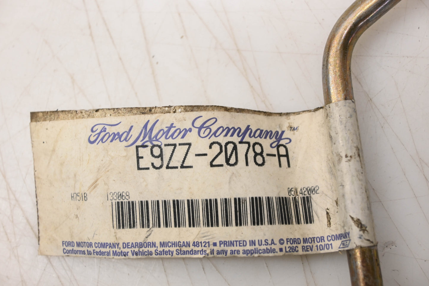 New OEM Ford E9ZZ-2078-A Hydraulic Brake Hose Assembly NOS