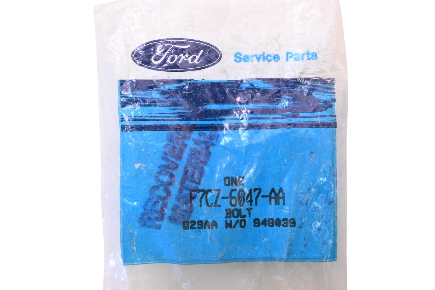 New OEM Ford F7CZ-6047-AA Hex Head Bolt NOS