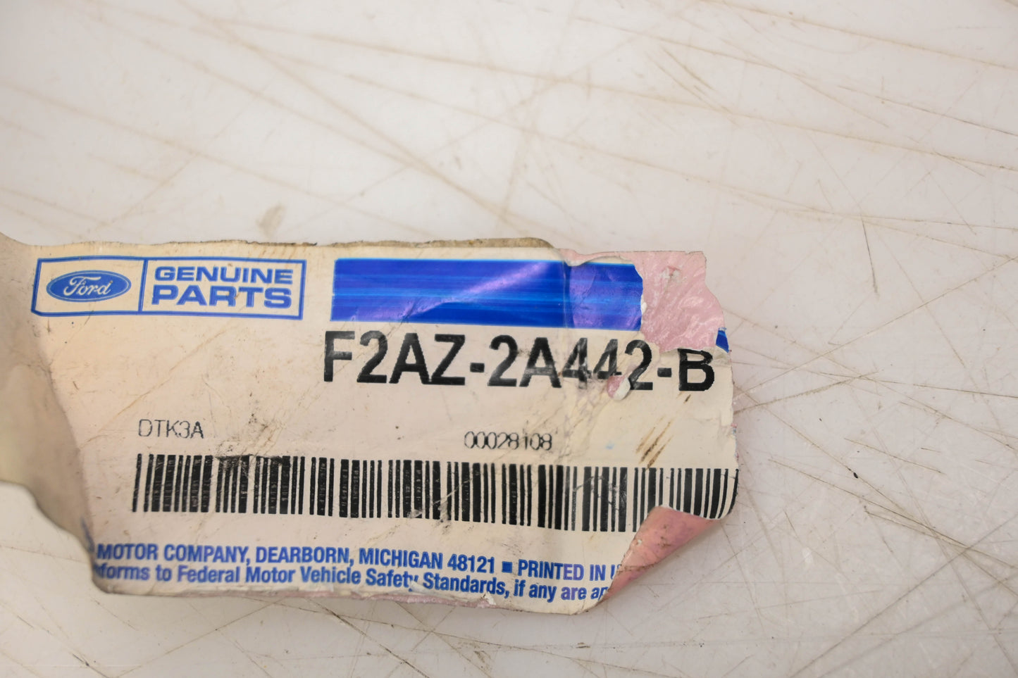 New OEM Ford F2AZ-2A442-B Brake Hose Assembly NOS
