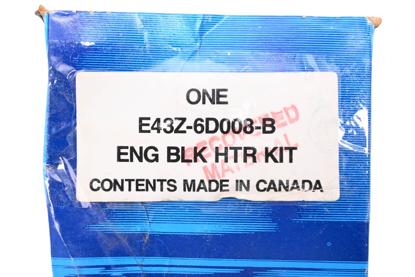 New OEM Ford E43Z-6D008-B Engine Block Heater Kit NOS