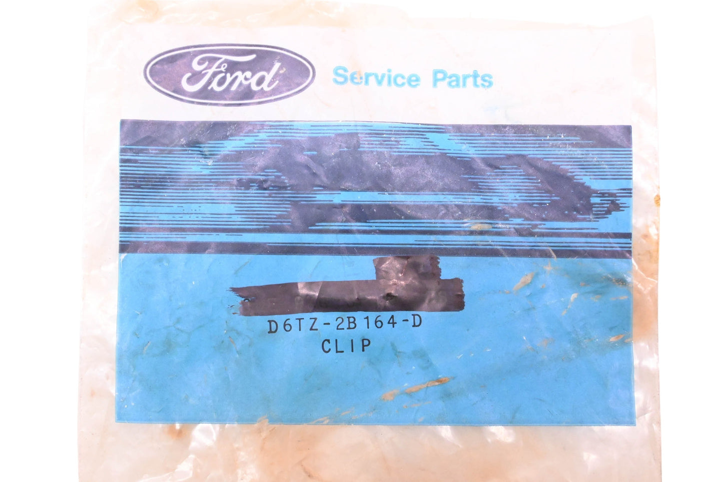 New OEM Ford D6TZ-2B164-D Brake Shoe Anti-Rattle Clips Qty 2 NOS