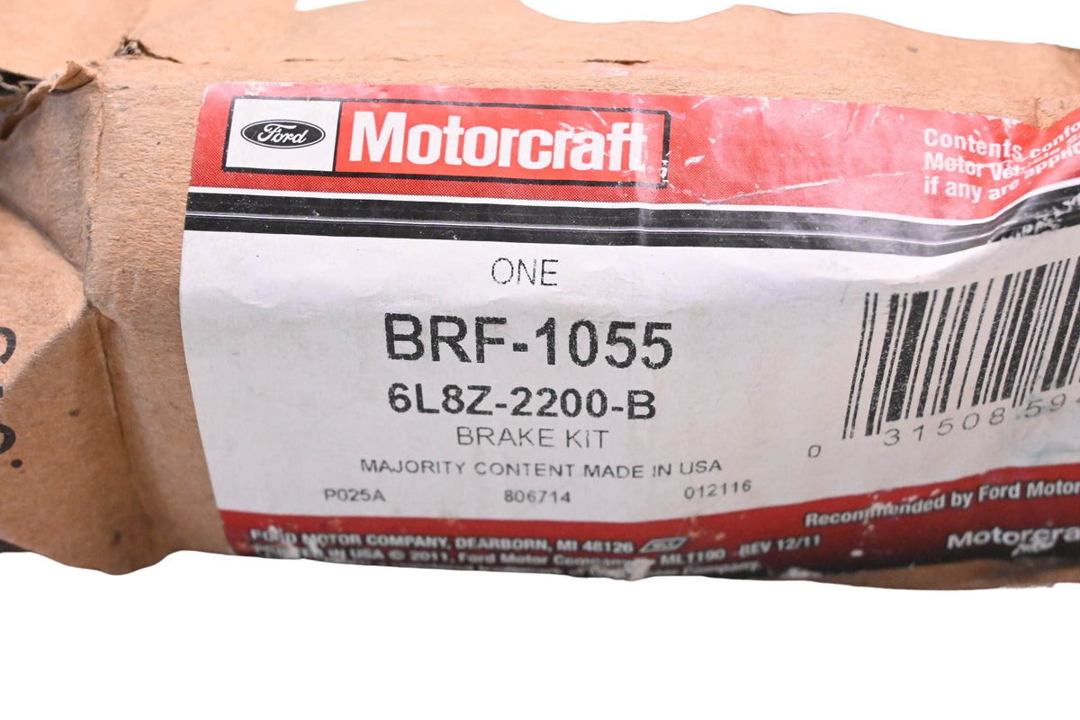 New OEM Motorcraft BRF-1055, 6L8Z-2200-B Brake Pad Kit NOS