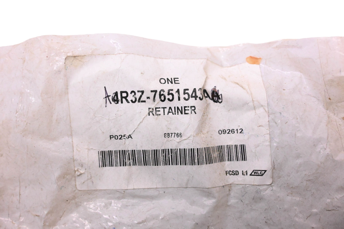 New OEM Ford AR3Z-7651543-A Front Left Convertible Top Retainer NOS