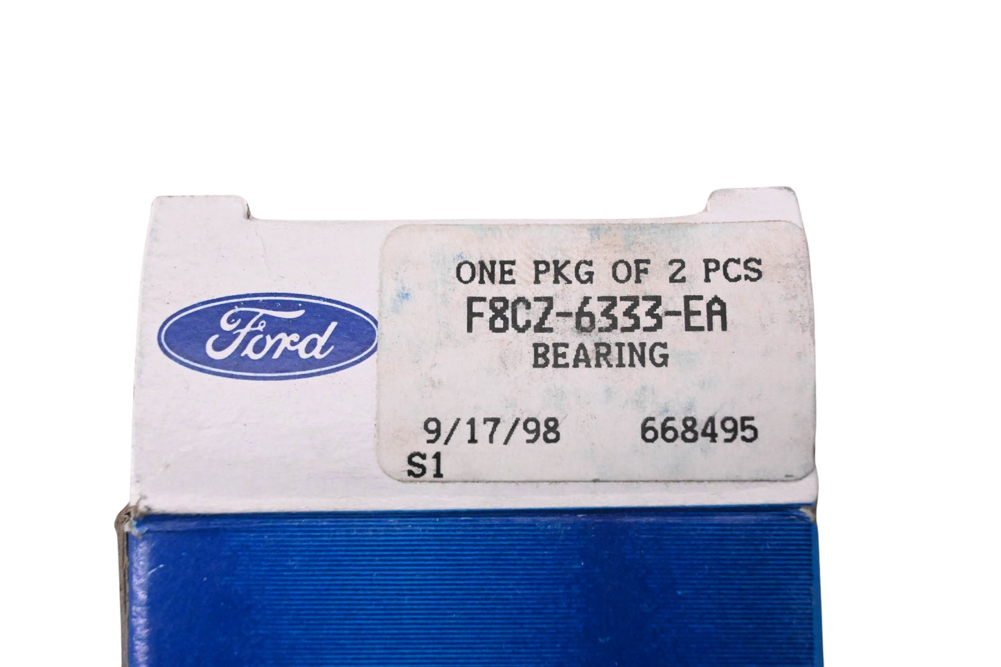 New OEM Ford F8CZ-6333-EA Main Crankshaft Bearings Qty 2 NOS