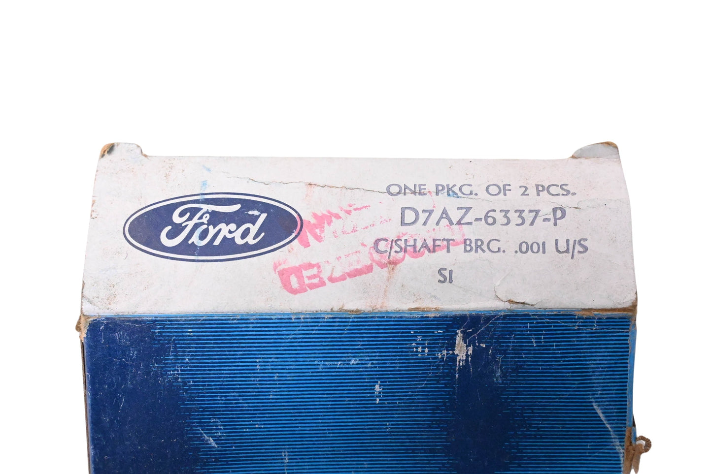 New OEM Ford D7AZ-6337-P Lower Center Main Thrust Bearings Qty 2 NOS