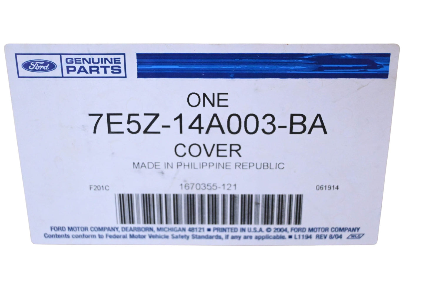 New OEM Ford 7E5Z-14A003-BA Lower Fuse Box Cover NOS