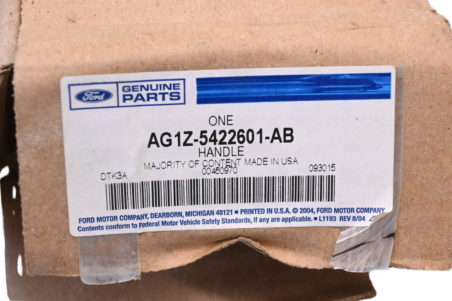 New OEM Ford AG1Z-5422601-AB Left Side Interior Door Handle Assembly NOS