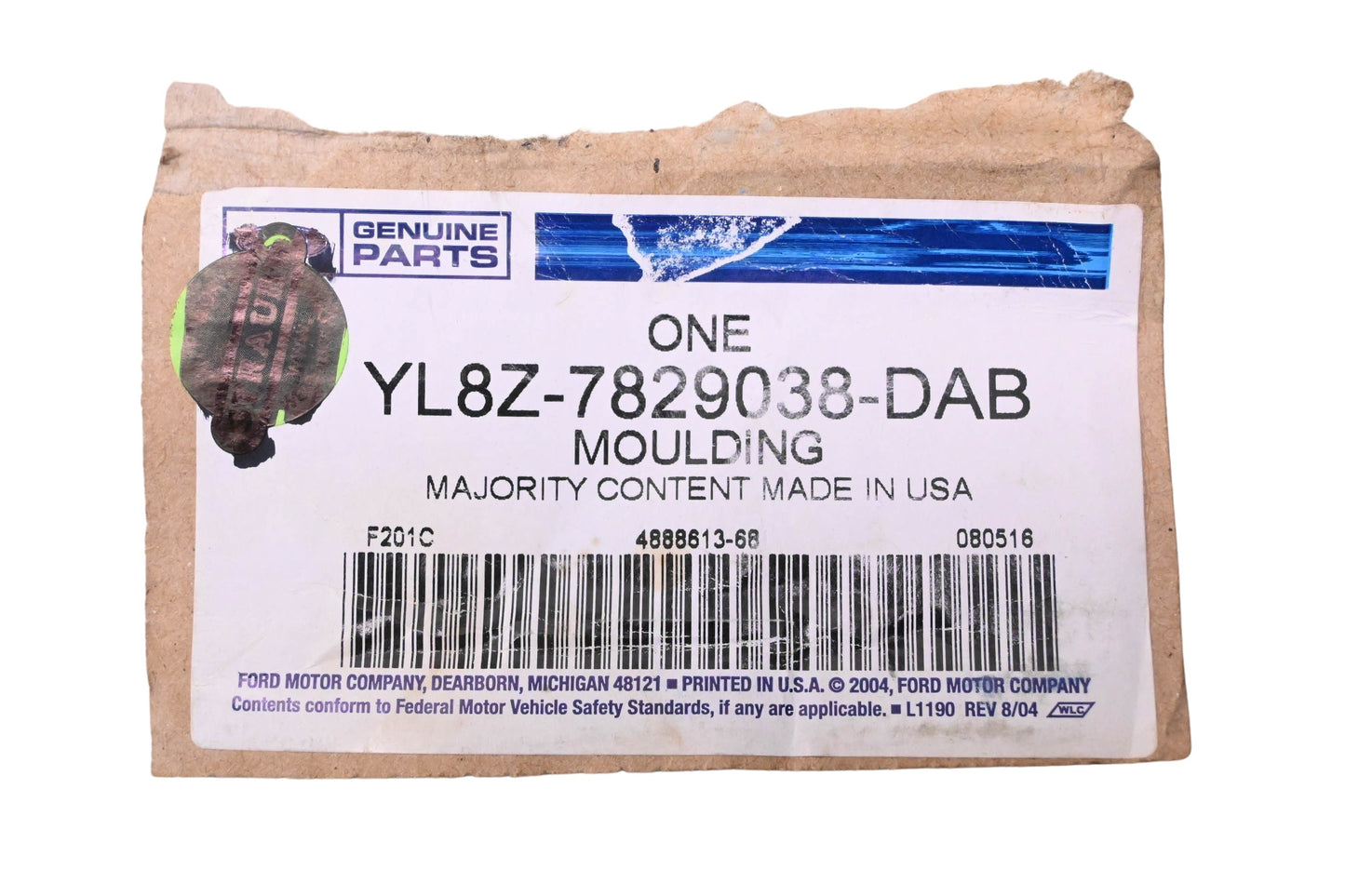 New OEM Ford YL8Z-7829038-DAB Right Side Lower Moulding NOS