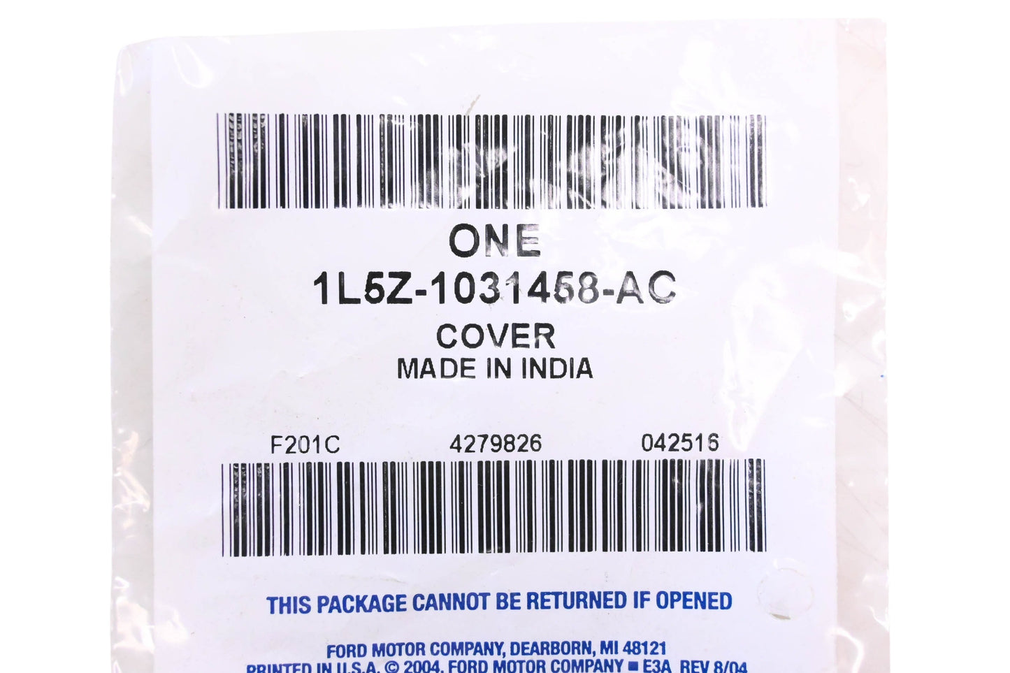 New OEM Ford 1L5Z-1031458-AC Pull Handle Cover NOS