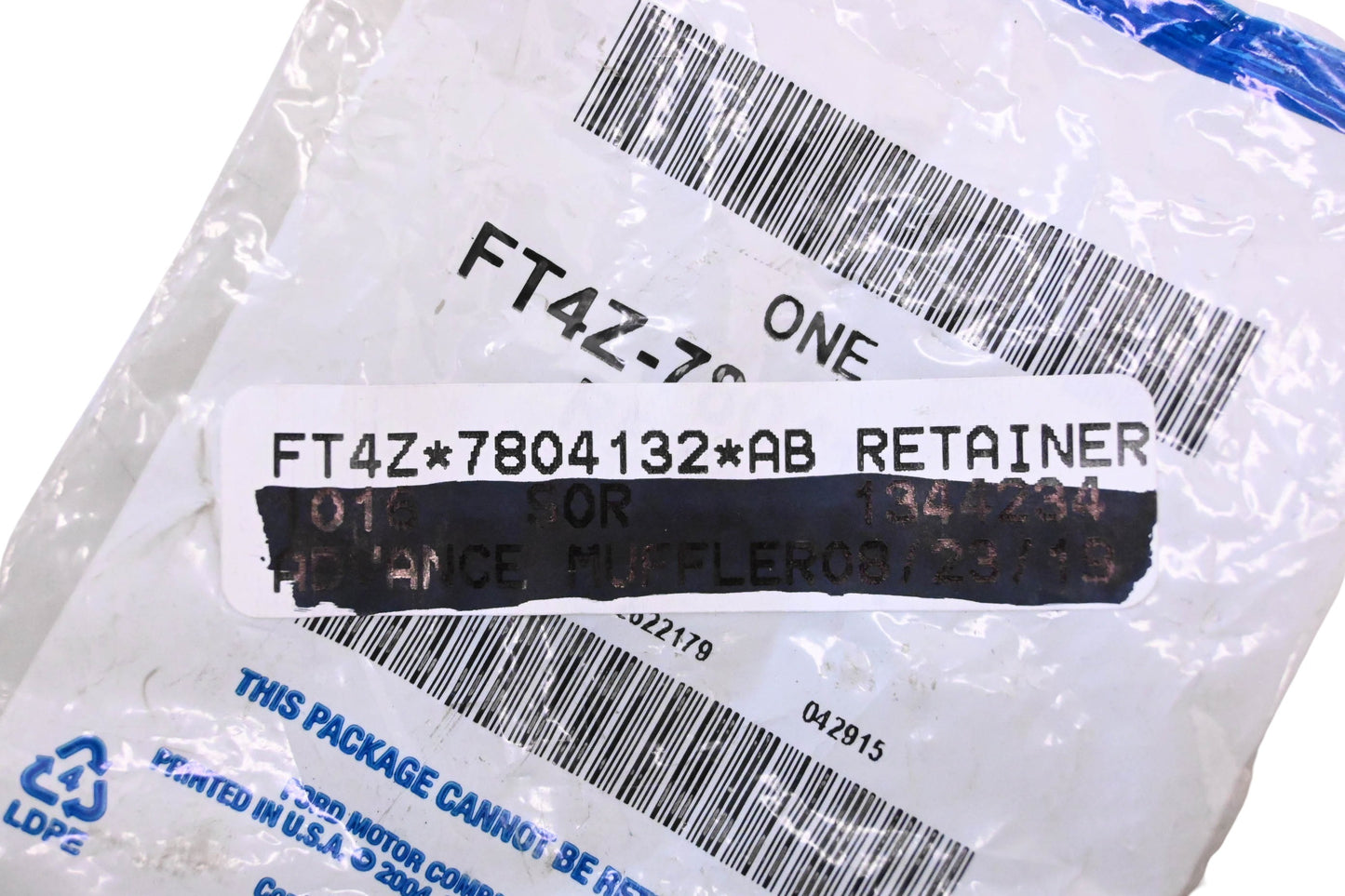 New OEM Ford FT4Z-7804132-AB Sun Visor Clip Retainer NOS