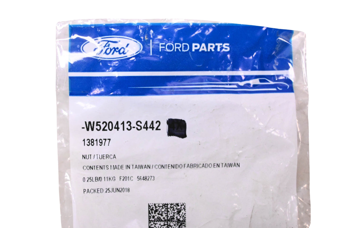 New OEM Ford W520413-S442, 1381977 Compressor Assembly Nuts Qty 2 NOS