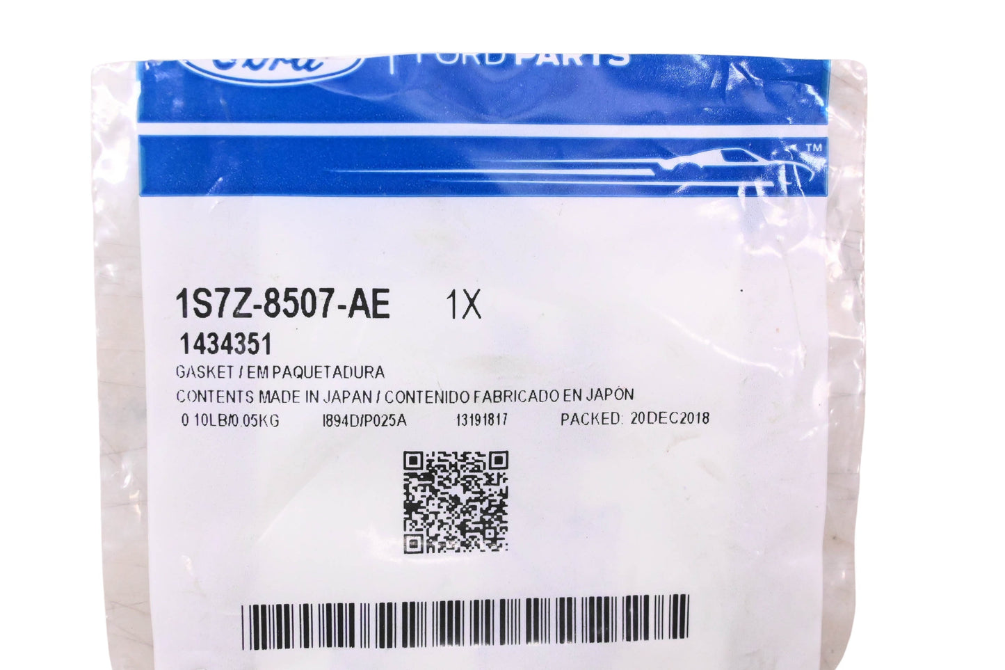New OEM Ford 1S7Z-8507-AE, 1434351 Engine Water Pump O-Ring NOS