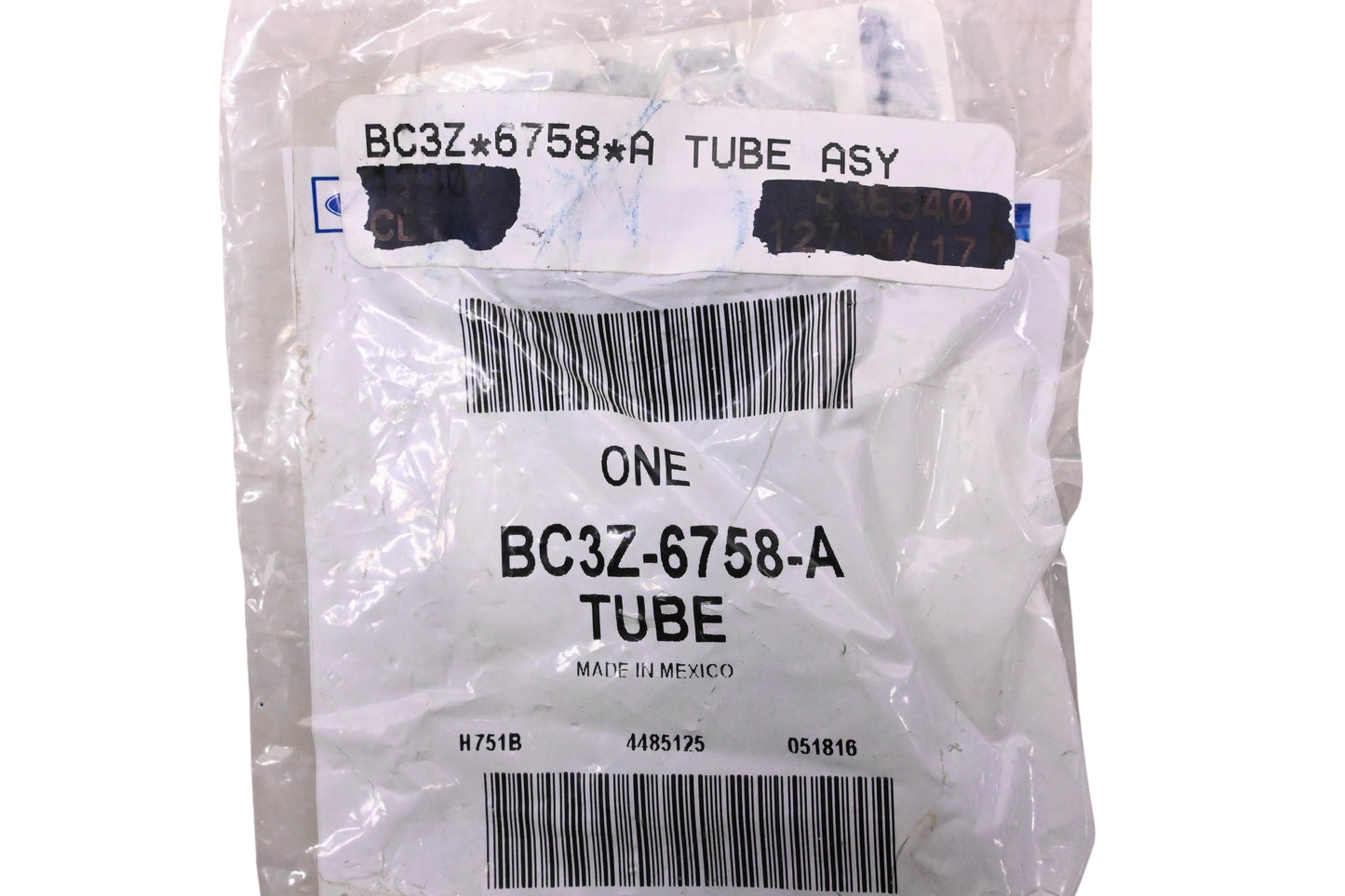 New OEM Ford BC3Z-6758-A Crankcase Emissions Elbow Tube NOS