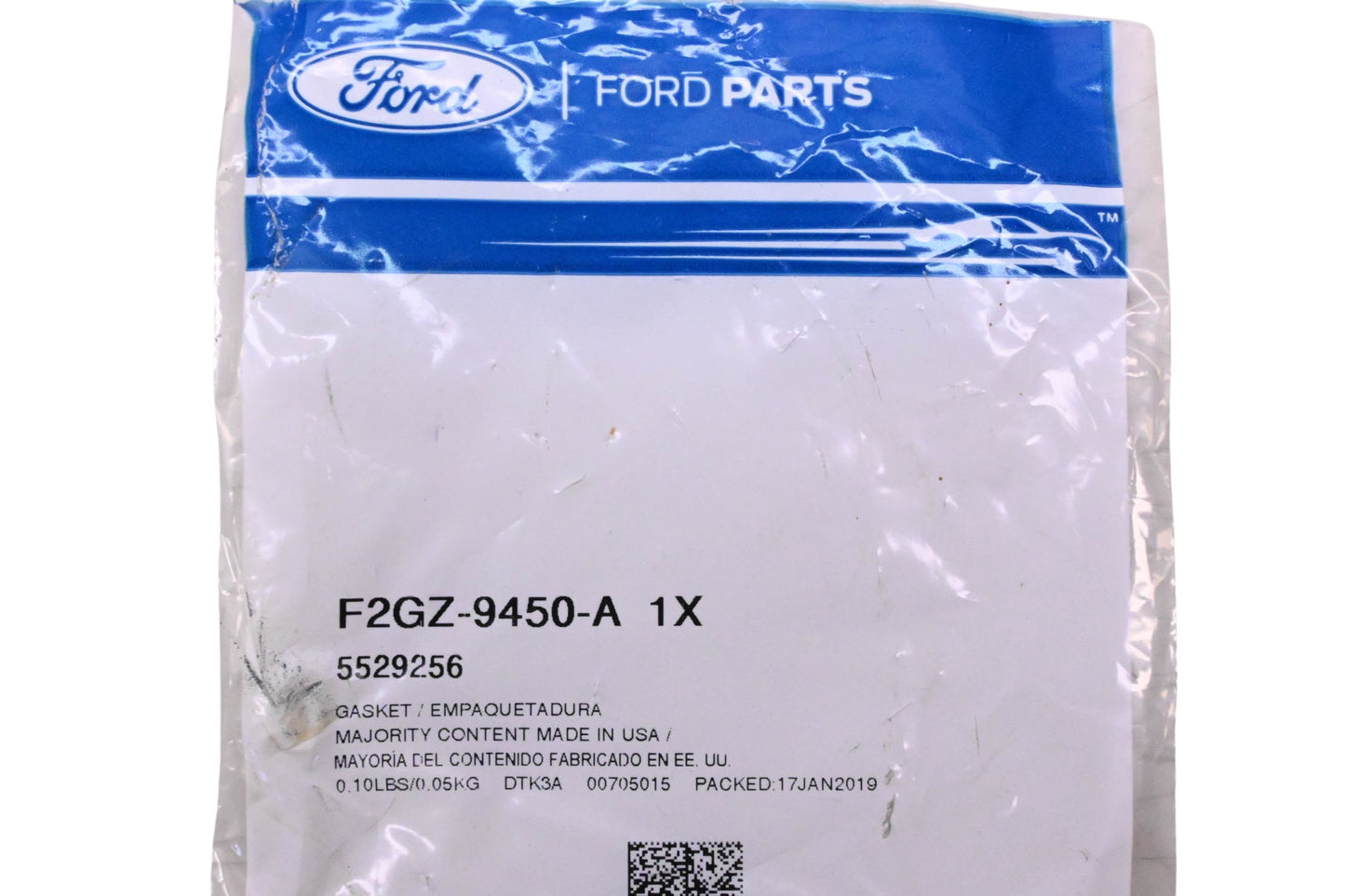 New OEM Ford F2GZ-9450-A, 5529256 Muffler & Pipe Gasket NOS