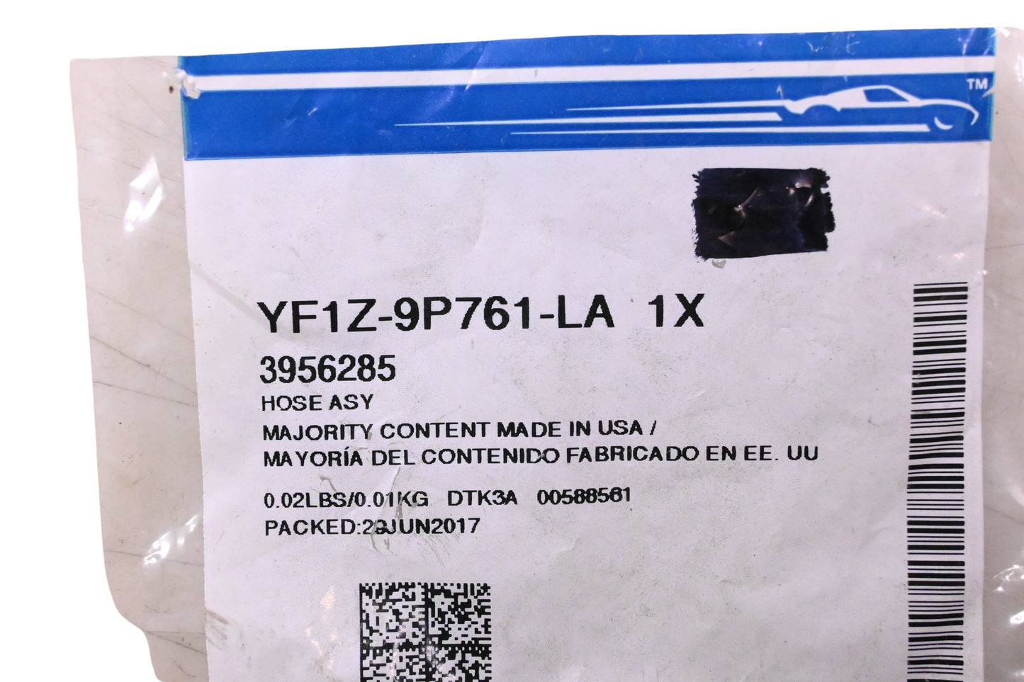 New OEM Ford YF1Z-9P761-LA, 3956285 Emission System Hose Assembly NOS